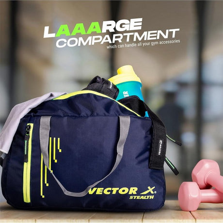 Vector X Stealth Kit Bag for Men and Women Use for Multipurpose Travel, Gym,Fitness, Hanging Organiser