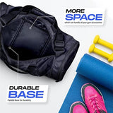 Vector X Gym Duffel 26L Sports Bag for Men and Women Polyester | Large Compartment | Front Utility Pocket | Mesh Side Pocket | Durable Base | Adjustable Shoulder Strap Travel Bag