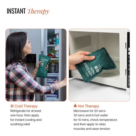 Reusable Hot & Cold Ice Pack Green | Wiselife