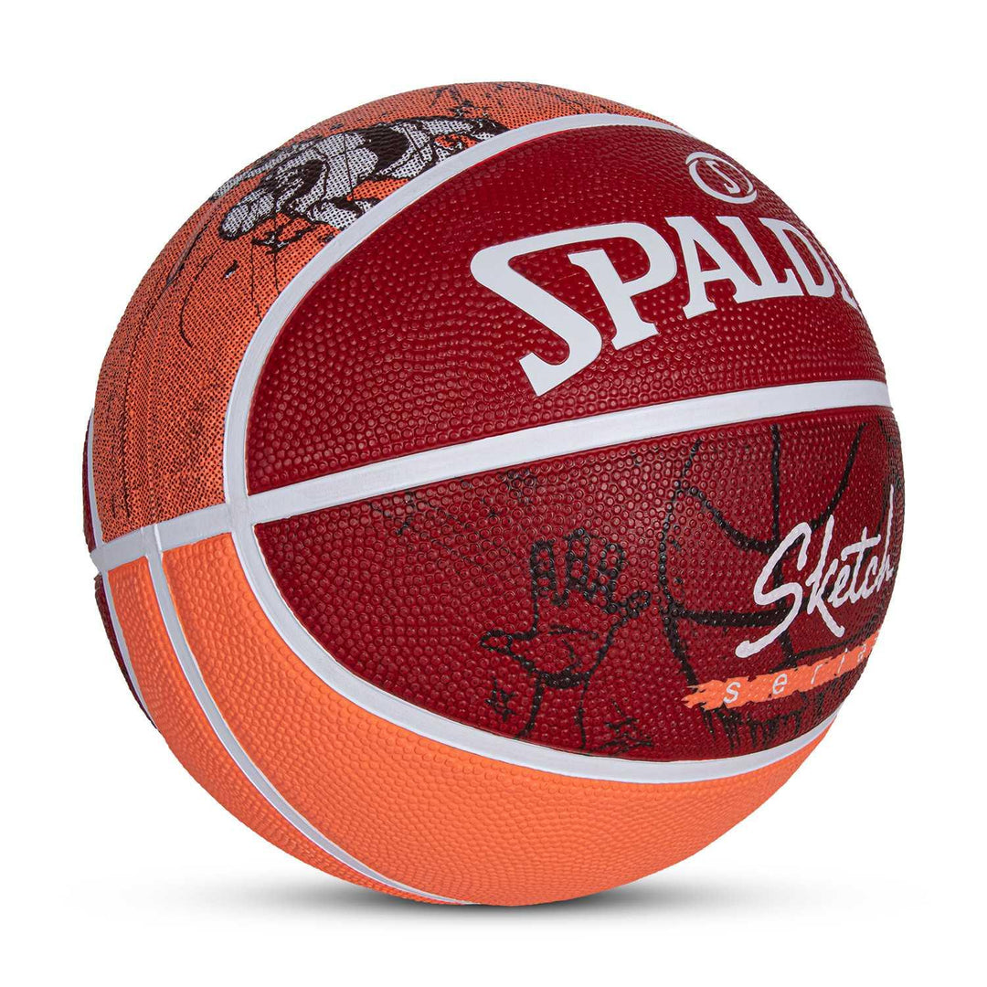 Spalding Sketch Crack Ball 84380Z, Unisex, Basketball, Blue, 7, blue