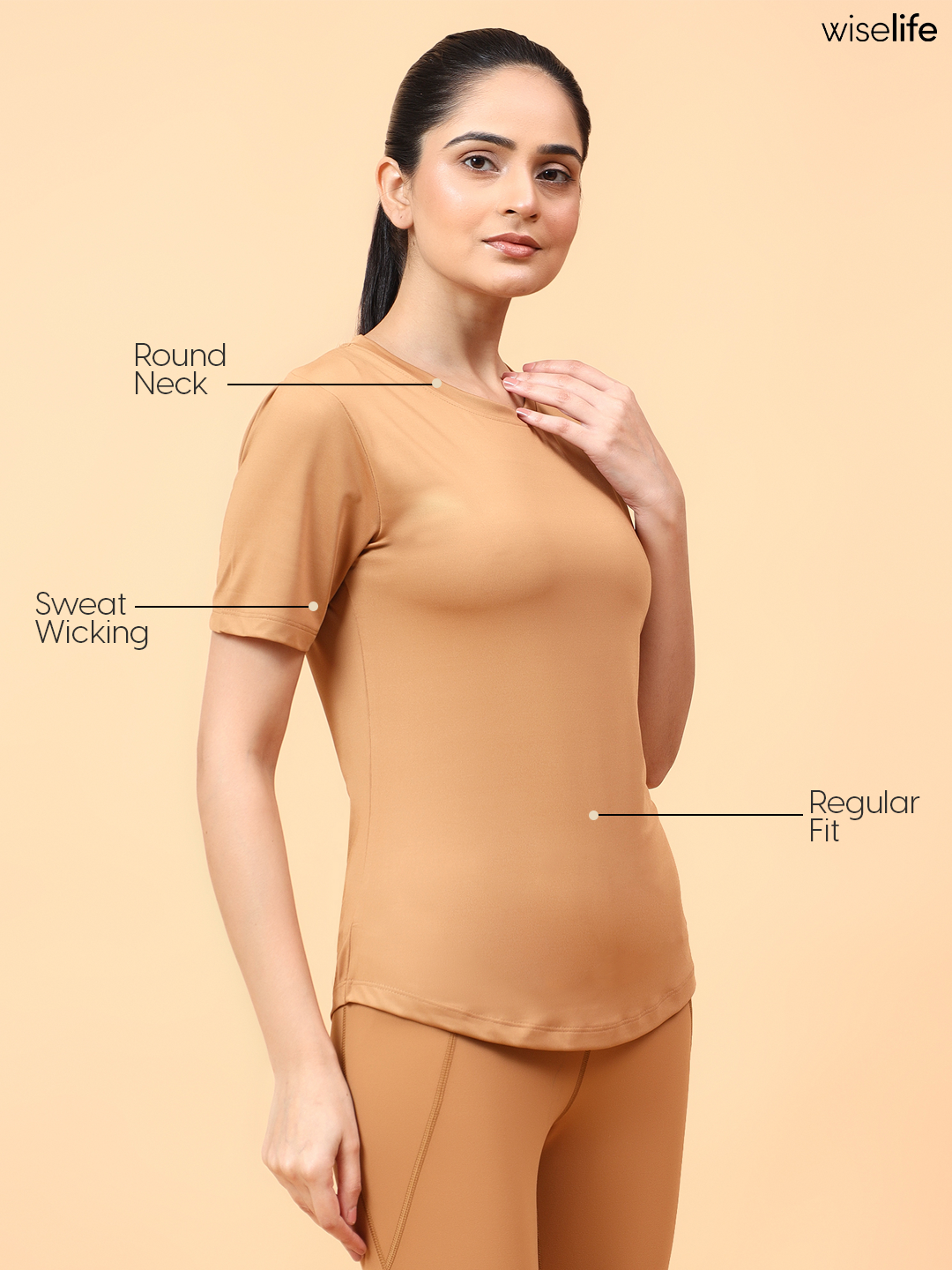 Active Classic T-shirt (Brown)