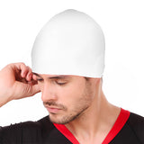 Viva Swimming Silicone Swimming Cap Unisex Soft Waterproof Swimming Pool Head Cap Water Sports Long Hair for Children Kids Boys Girls of All Age (Universal Size, Multicolour)