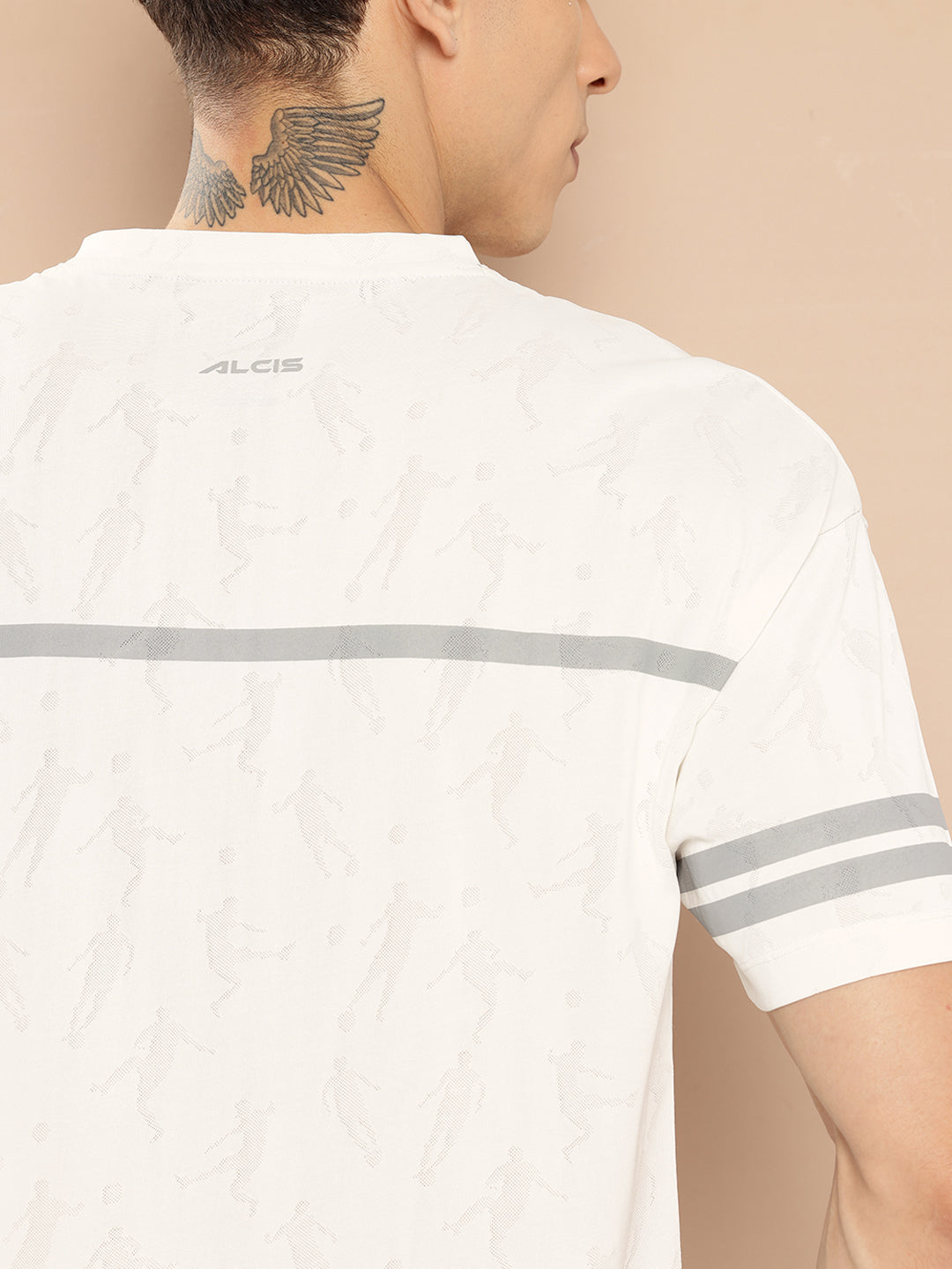 Alcis Men Typography Printed Next Gen Varsity Tee