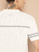 Alcis Men Typography Printed Next Gen Varsity Tee