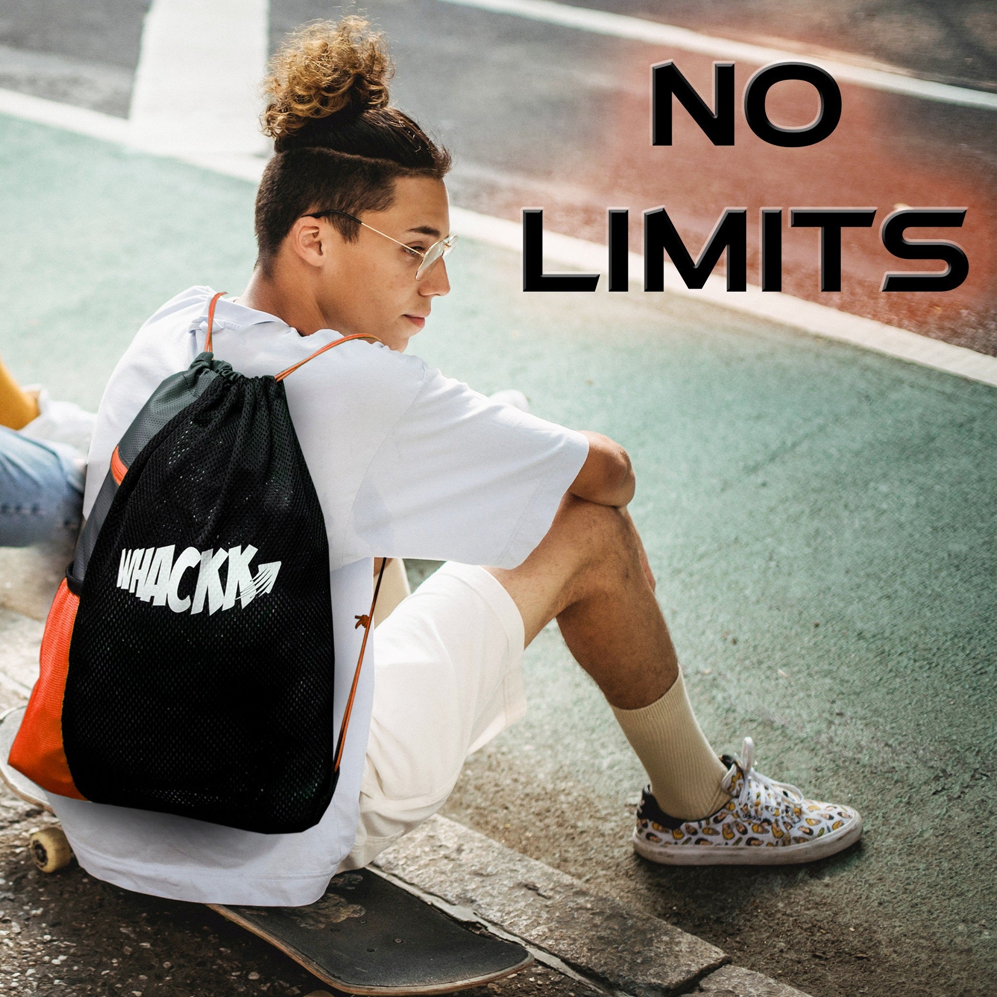 Joss Orange 9L|Sports Bag|Swimming Equipment Bags|Netball Bags|Dry Bags|Drawstring Bag for Shoes & Clothes|Sports Gear|Accessory Pocket |Gym Bag |Tuition Bag|1 Bottle Holder