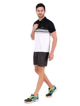 VECTOR X OMT-259 Mens Polo Collar Neck Colourblocked T-Shirt