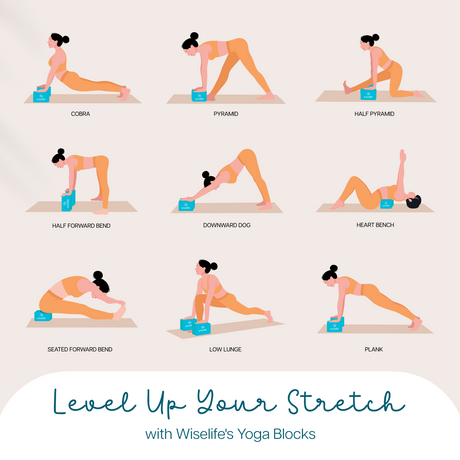 Classic Yoga Block Set of 2 | Wiselife