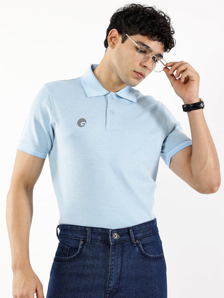 Flex Polo T-shirts SkyBlue | Omtex