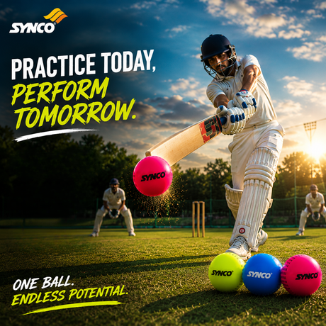 Windball Cricket Balls Pack of 3 90g- Synco (Pack of 2)