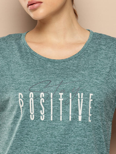 Pack Of 2 Women Yoga Tee Peach & Teal