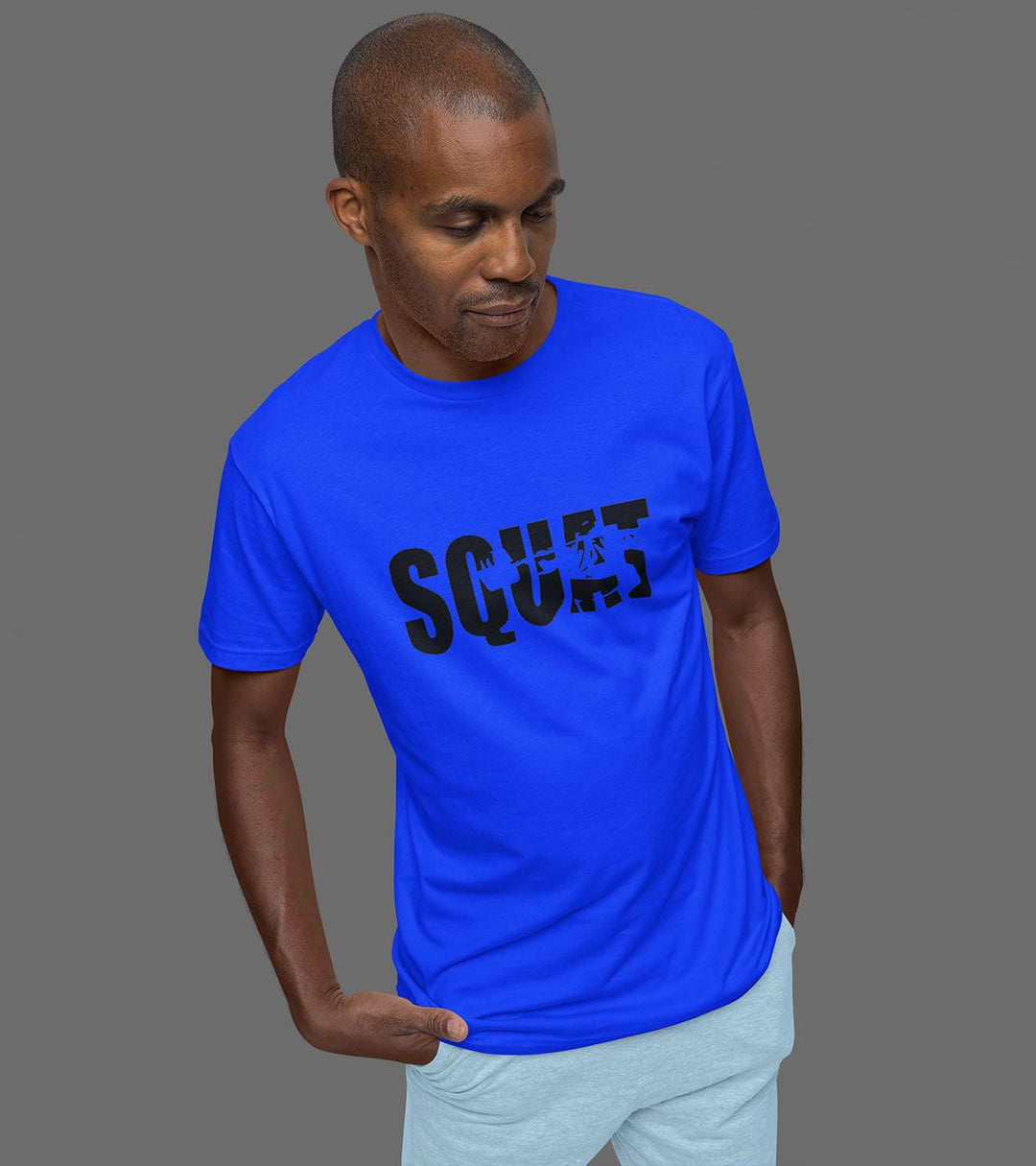 Men's Squat T-Shirt (Royal Blue)
