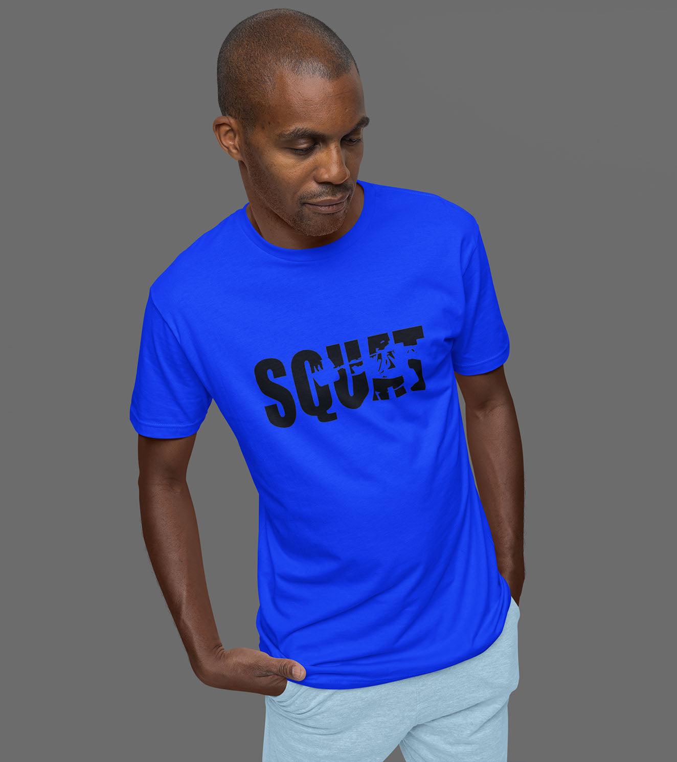 Men's Squat T-Shirt (Royal Blue)