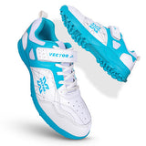 Vector X Bouncer 2.0 Cricket Shoes for Men's - Fast Strap Sporty Synthetic Breathable Upper with Ventilation Holes|PVC Sole Stud, Lightweight, Comfortable & Durable Shoe for All Rounder Performance