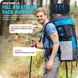 Vector X 55 L Backpack Waterproof Trekking Hiking Camping Travel Outdoor Luggage Bag with Rain Cover