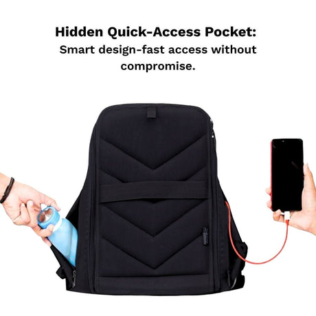 Zarc X: 22L Anti-Theft Laptop Backpack for 15.6” Laptops | Secure & Sleek Design