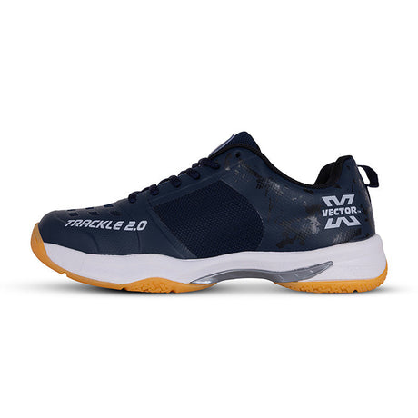Vector X Trackle 2.0 Unisex Badminton Shoes|Indoor Outdoor Court Sneaker|Breathable Mesh with TPU Fusing Upper + Rubber Outsole for superior grip|Boots for Men Women Adult Youth