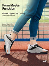 ALL COURT Knitted + TPU Fusing Upper, EVA Midsole, Rubber Sole Footwear sneakers Badminton Shoes For Men 