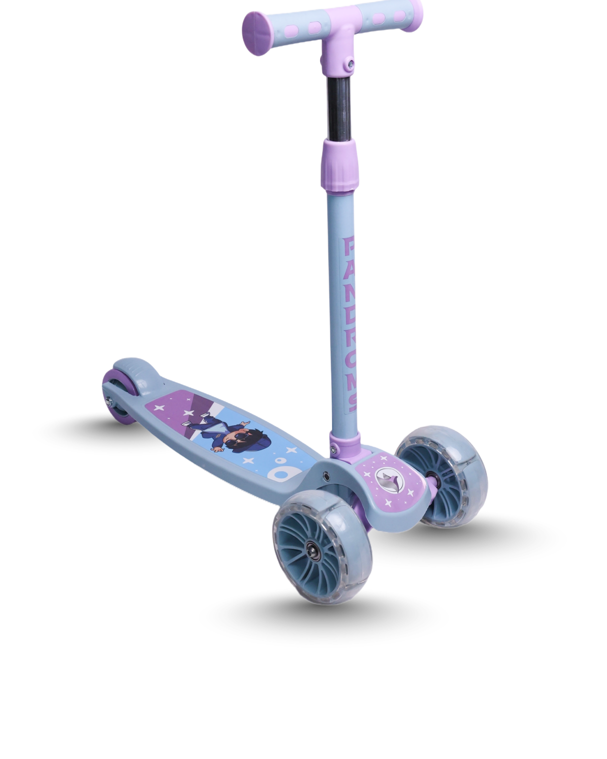 3-Wheel Kick Scooter With LED Wheels