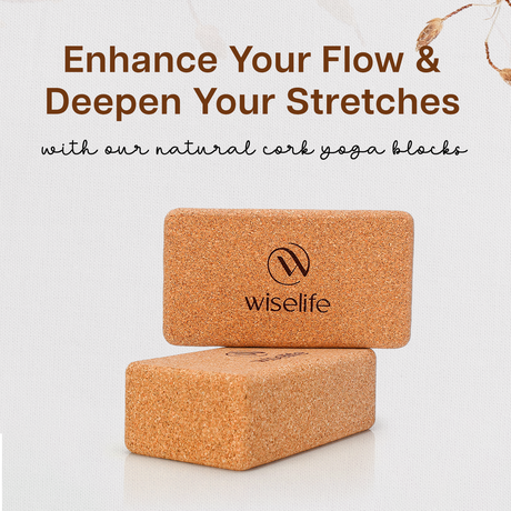 Cork Yoga Blocks - Set of 2 | Wiselife