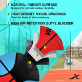 Vector X 8 Panel Speed Rubber Moulded Indoor/Outdoor Basketball with Butyl Bladder (Suitable for Practice/Match/Training) + Free Air Needle