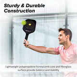 Vector X Graphite Pickle Bat 16 MM, Lightweight Carbon Fiber Material, Face Honeycomb Composite Core Paddle Low Edge Guard, Durable, Lightweight Pickleball Racket