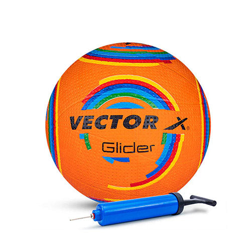 Vector X Glider Volleyball/Rubberized Moulded/Suitable for Indoor/Outdoor/for Men/Women/Kids Rubber Material/Training /Match Ball Needle -Size - 4 (Volleyball)
