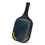 Vector X Omega Pickle Ball Bat Racket Set PP Honeycomb Core Paddle with Premium Grip Low Edge Guard, Durable, Lightweight (1 Racket+ 2 Pickle Ball+Carry Bag)