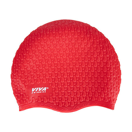 Viva Swimming Silicone Stretchable & Comfortable Swim Cap For Long Hair Cover, Tear-Proof Design Head Cap