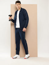 NAVY STRIKE STRIPES TRACKSUIT
