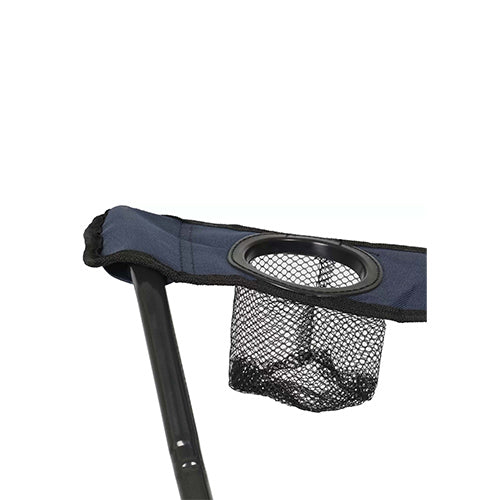 Vector X Portable Folding Chair Nylon Base Fabric with Arm Rest , Cup Holder with Carrying Bag for Camping Travelling Lawn Patio Fishing Garden Beach Picnic Outdoor Foldable Chair