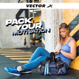 Vector X Blitz Gym Bag for Men|Gym Bag with Shoe Compartment|Gym Bag & Fitness Kit & Gym Bag