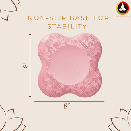 Vedam Yoga Knee Pad  (Pink set of 2 pcs) | Industrial