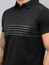 VECTOR X OMT-258 Men's Water Printed Polo T-Shirt