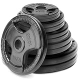 COUGAR Weight Plates, Dumbbell Plates, Bumper Weight Lifting Plates for Fitness, Strength Training & Home Gym Exercise 1 Pair 28mm Diameter 