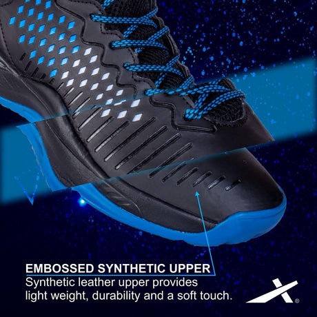 VECTOR X Cosmic Basketball Shoes For Men (Blk-Orng)