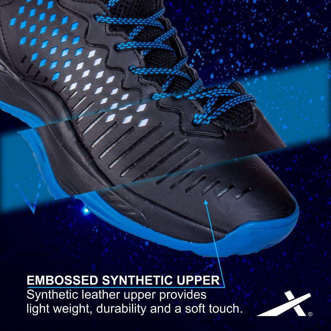 VECTOR X Cosmic Basketball Shoes For Men (Blk-Orng)