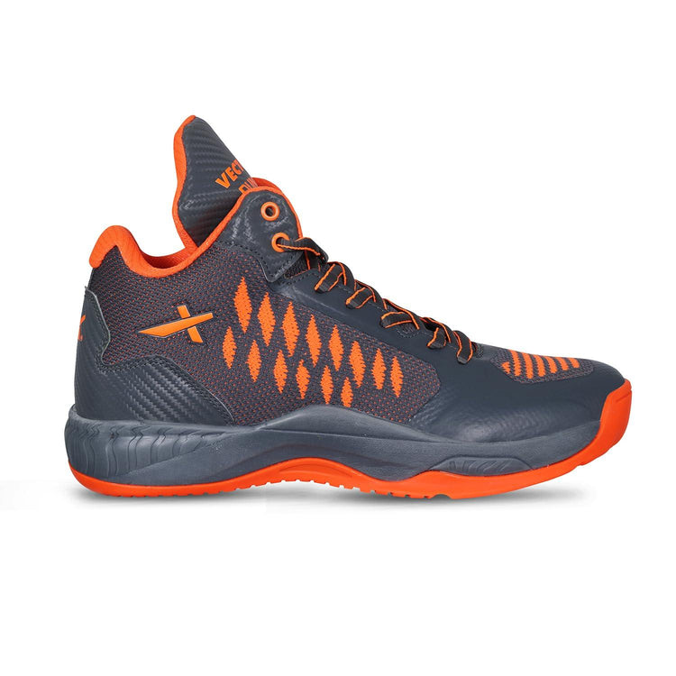 VECTOR X DUNK-2.0 Walking Shoes For Men (Grey, Orange)