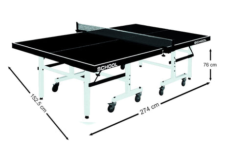 STAG GLOBAL Professional School Line Table Tennis Table | 2 Rackets,6 Balls,Clamp Net, 1 Cover
