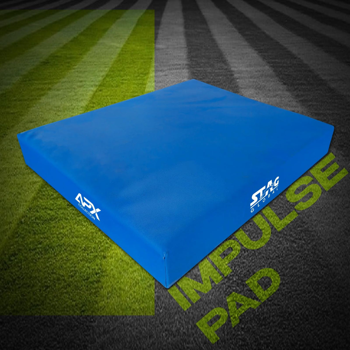 STAG GLOBAL APX Impulse Cricket Bowling Pad | Heavy-Duty Training Board | Ideal for Fast Bowlers | Durable Practice Mat for Stadium Net Sessions & Daily Cricket Training