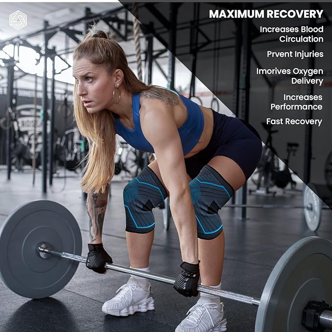 Boldfit Neoprene Knee Support For Men Knee Sleeves | Kibi Sports