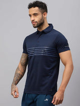 VECTOR X OMT-258 Men's Water Printed Polo T-Shirt