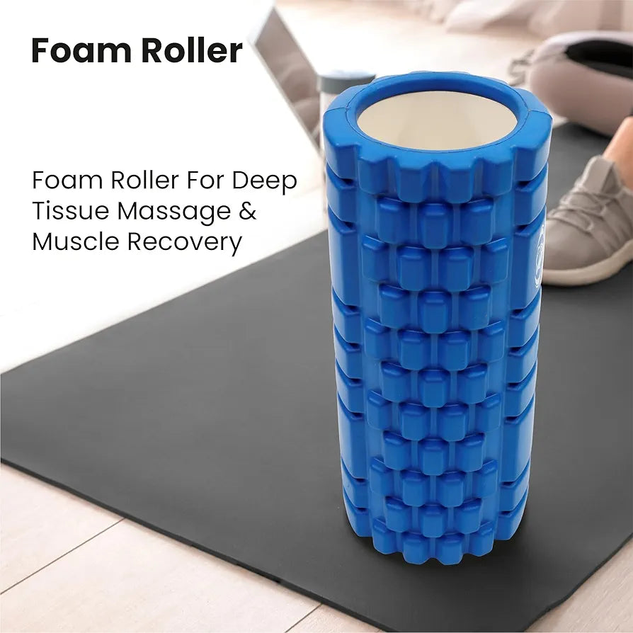 Cougar PVC Foam Roller for Exercise, Fitness, Back Pain, Deep Tissue Massage, and Physiotherapy