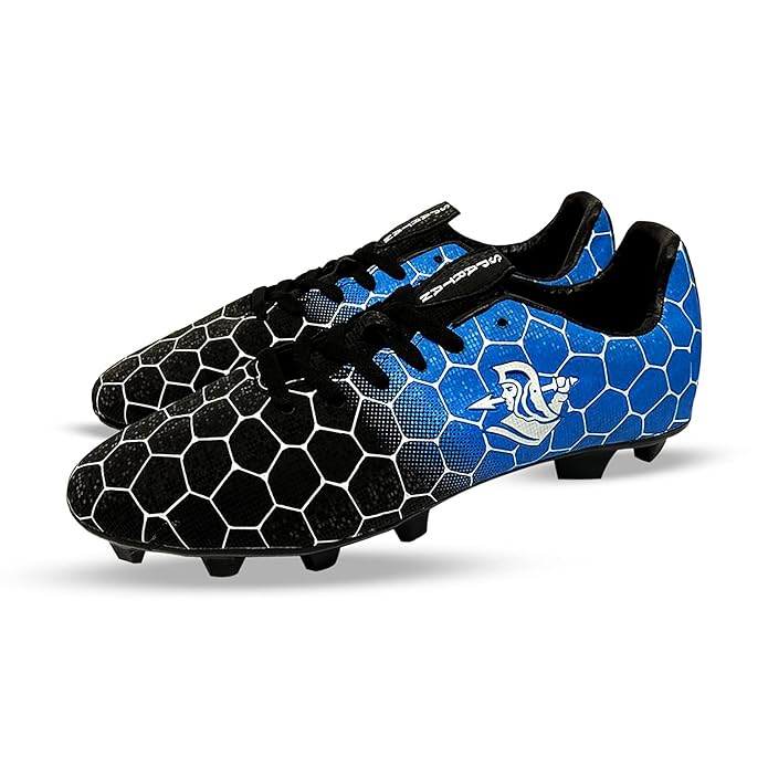 Blue & Black Spartan SPYDER SS 5022AA Soccer Shoes | KIBI SPORTS