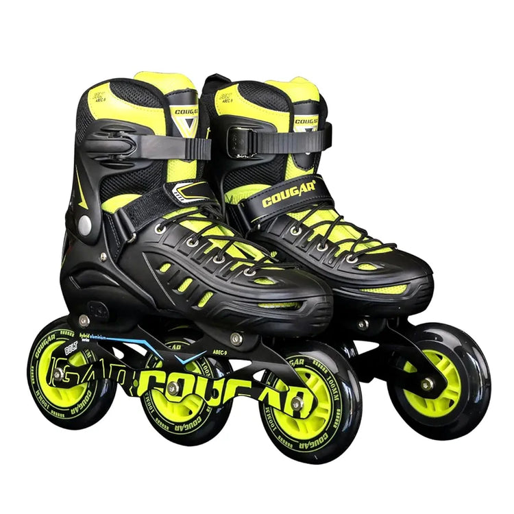 COUGAR Bolt ABEC-9 Inline Skates for Adults | Adjustable Sizes S 