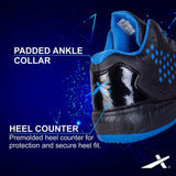 VECTOR X Cosmic Basketball Shoes For Men (Blk-Orng)