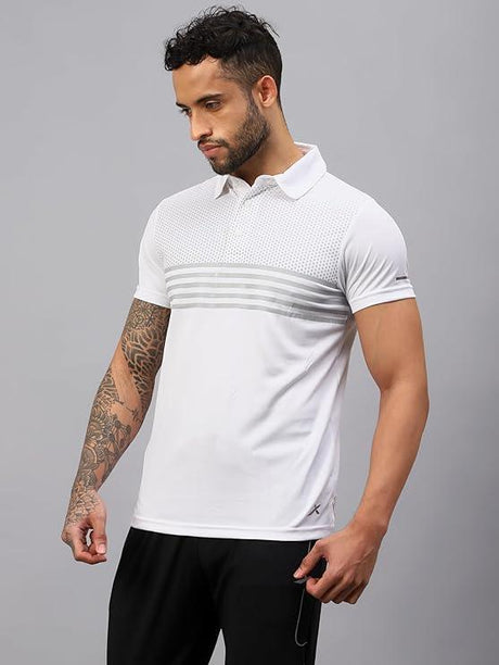 VECTOR X OMT-258 Men's Water Printed Polo T-Shirt