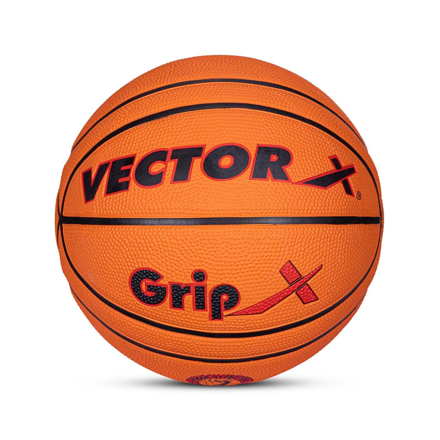 Vector X GRIP X Cellular 14 Panels Basketball with Free Air Needle (Color : Orange)