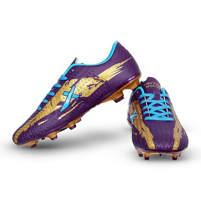 Vector X Spectre 2.0 Football Shoe/Studs, Double Colored TPU Sole, Padded Footbed, Premoulded Heel Shoe for Men