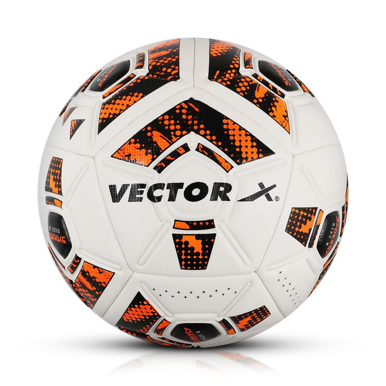 VECTOR X Synergy Thermo Fusion Embossed PU Football - Size: 5 (Pack of 1)