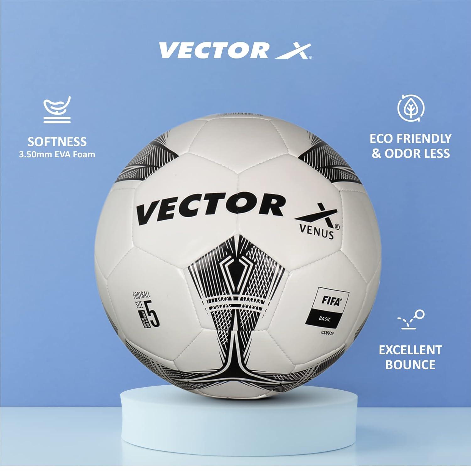 Vector X Venus TPU Machine Stitched Football- Size: 5(Pack of 1)